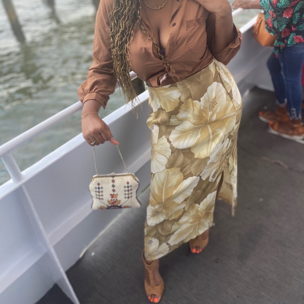 Tropical Tan Flow Skirt